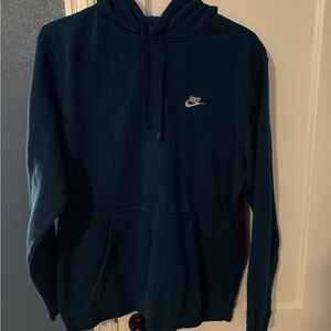 Nike Men's dark teal Blue Pullover Hoodie